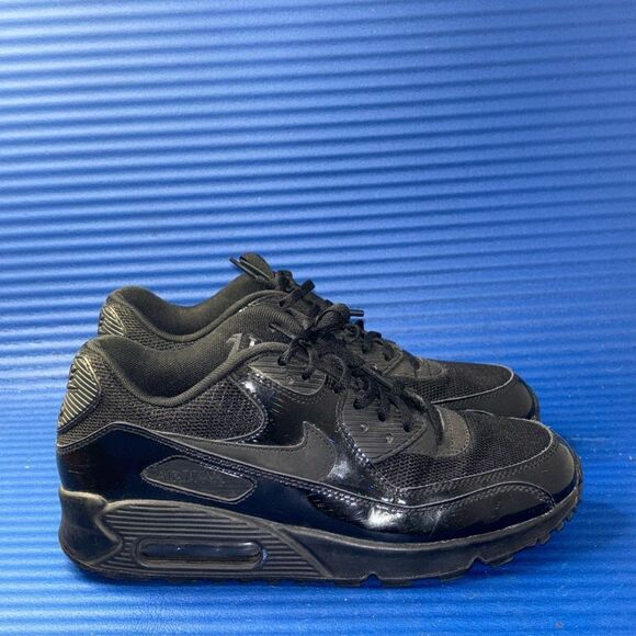 Size 8.5- Women’s Nike Air Max 90 Premium 443817-002 Black Sneakers RARE Multi - Picture 1 of 8